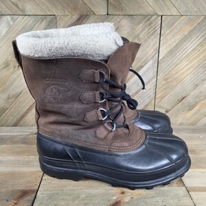 Sorel Caribou 2 Mens Outdoor Snow Cold Weather Boots Size 13 Wool Liner